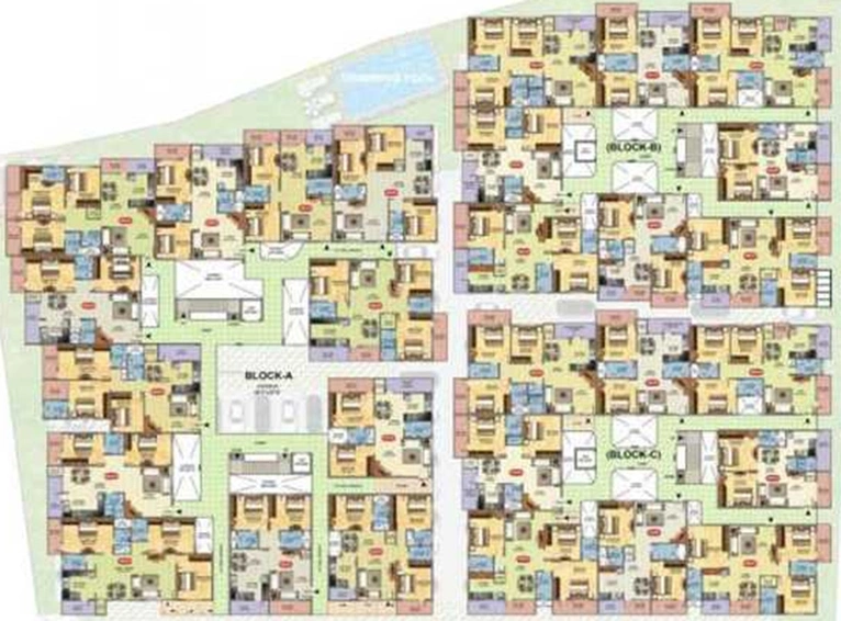 Floor Plan of 5 Elements Temple Bells Premier in Rajarajeshwari Nagar, Bangalore - Image 239913
